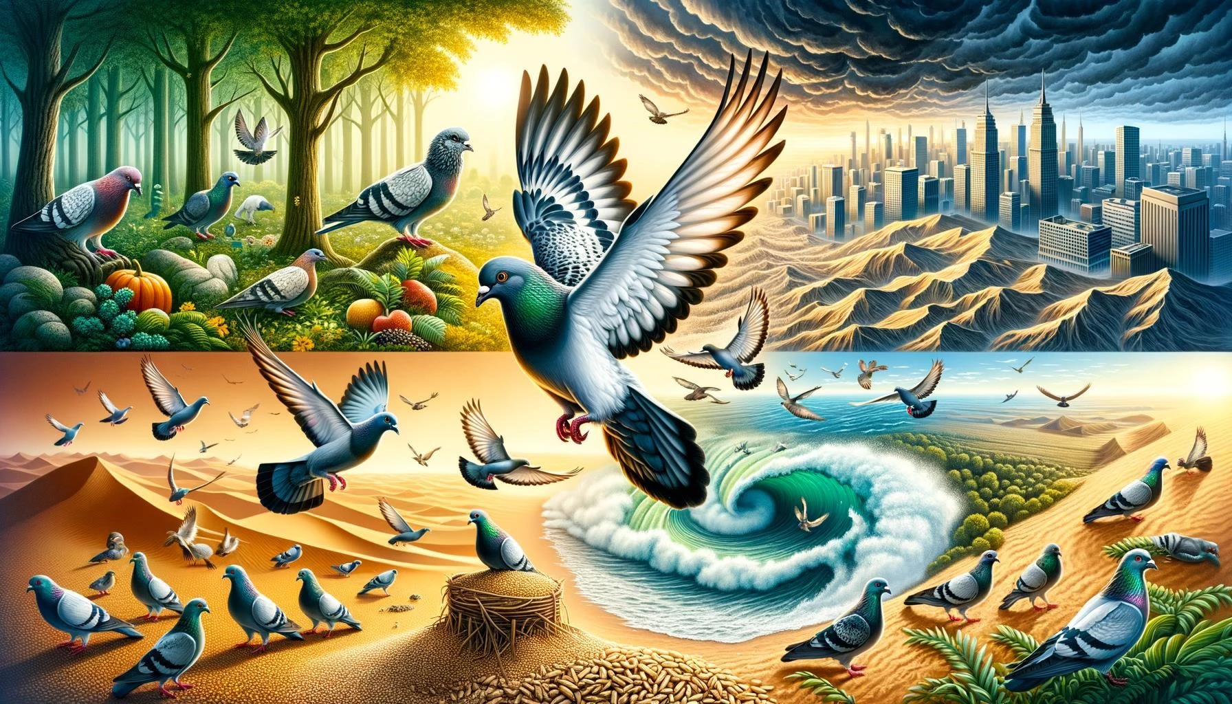 Adaptation of Wild Pigeons