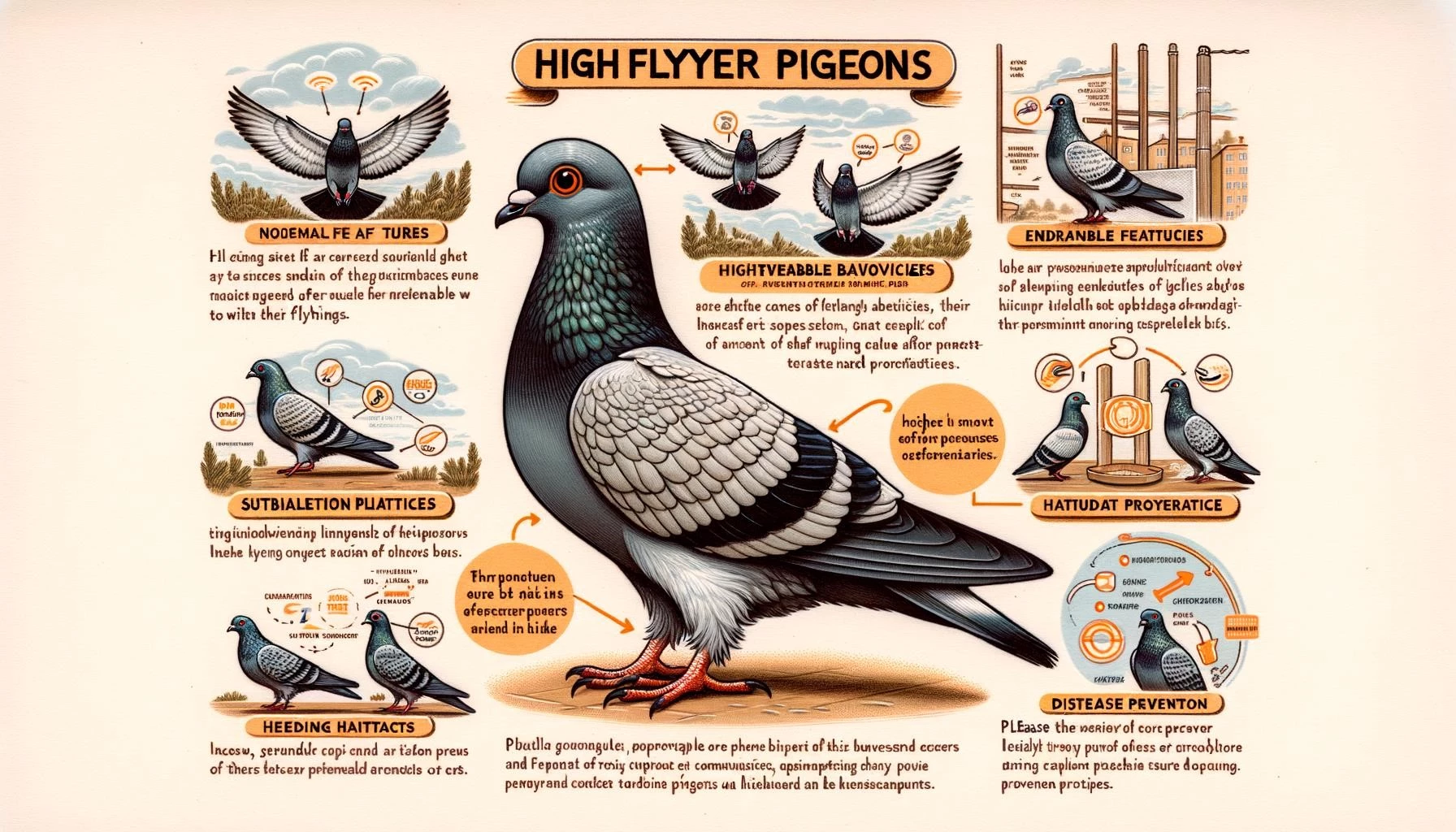 Behavior of Highflyer Pigeons