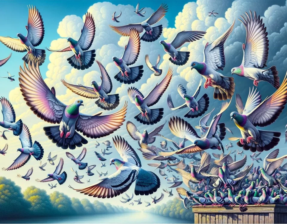 Behavior of Tumbler Pigeons