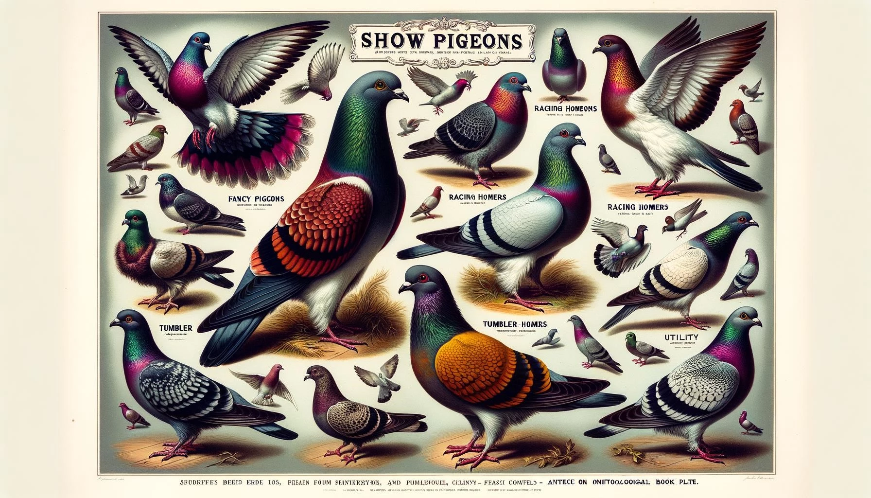 Breeds of Show Pigeons