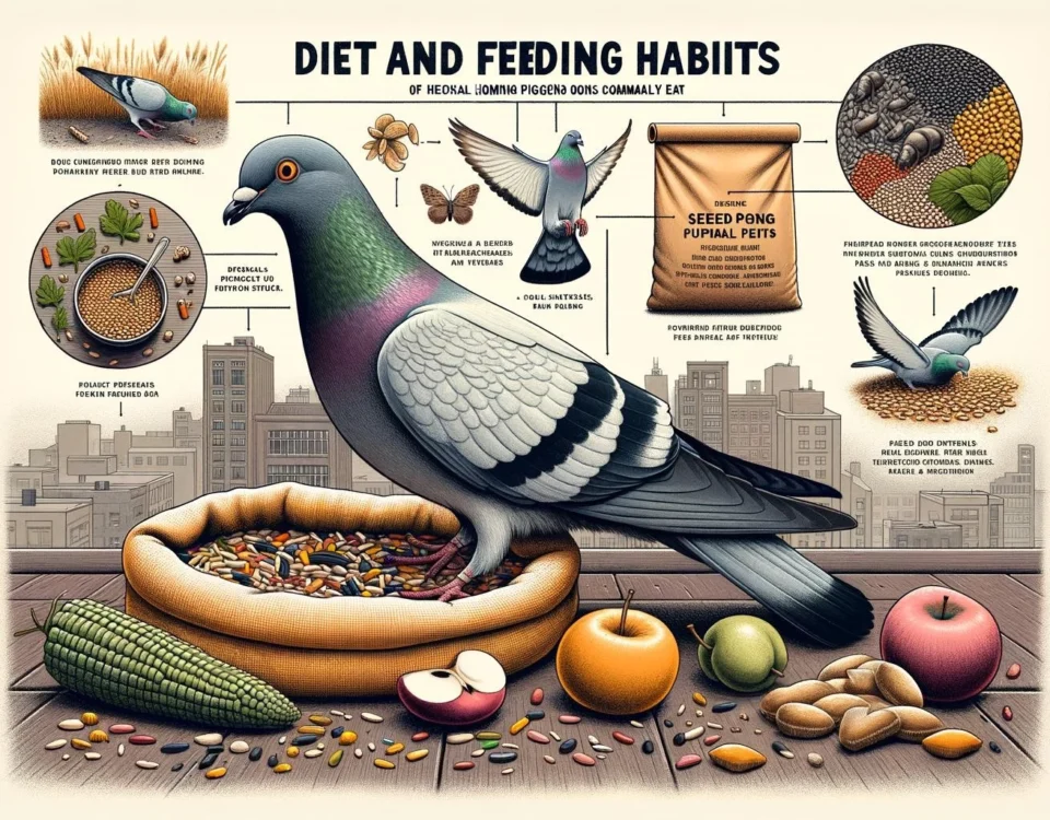 Diet of Homing Pigeons