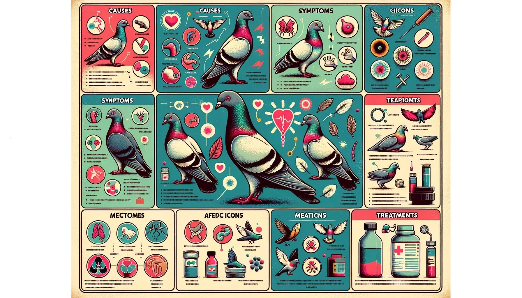 Diseases in Young Pigeons