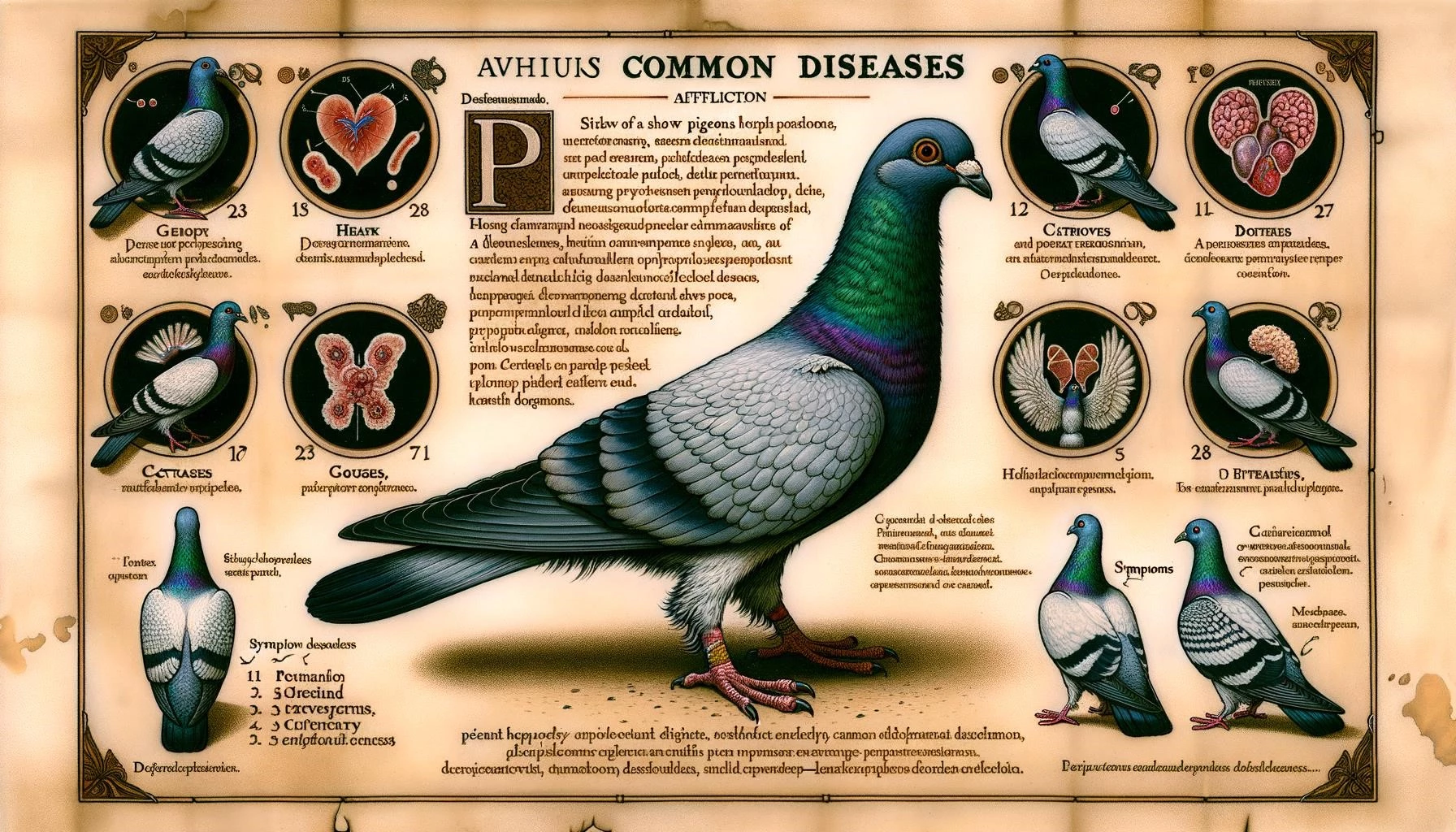 Diseases of Show Pigeons