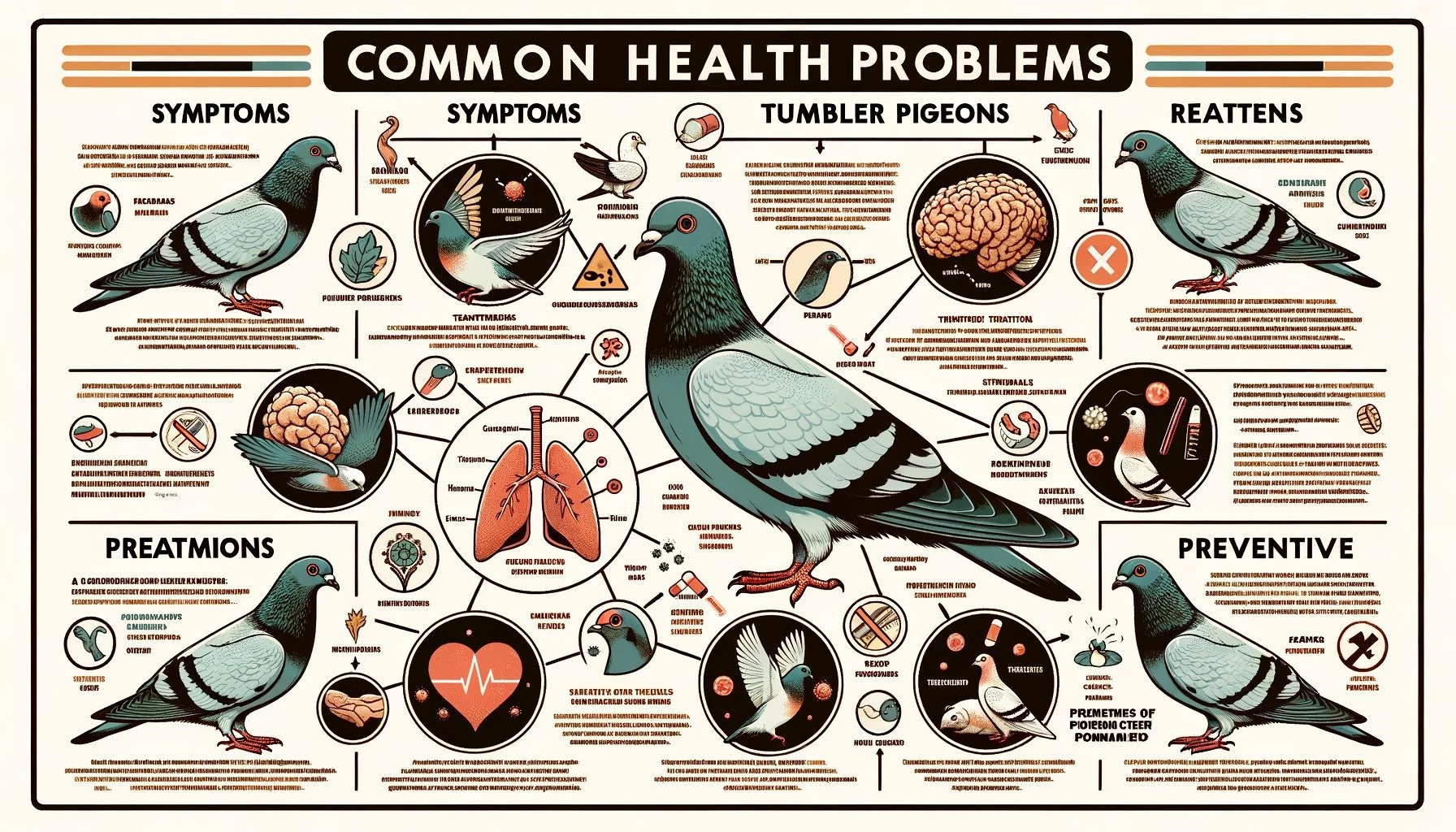 Diseases of Tumbler Pigeons