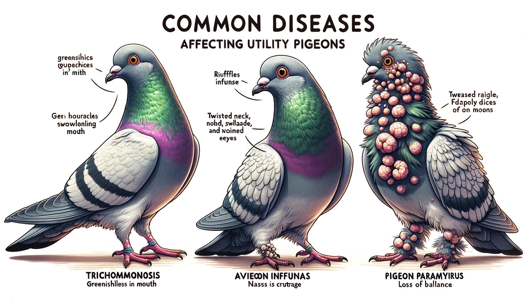 Diseases of Utility Pigeons