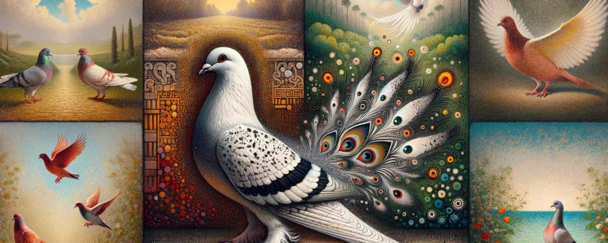 Fancy Pigeons in Art