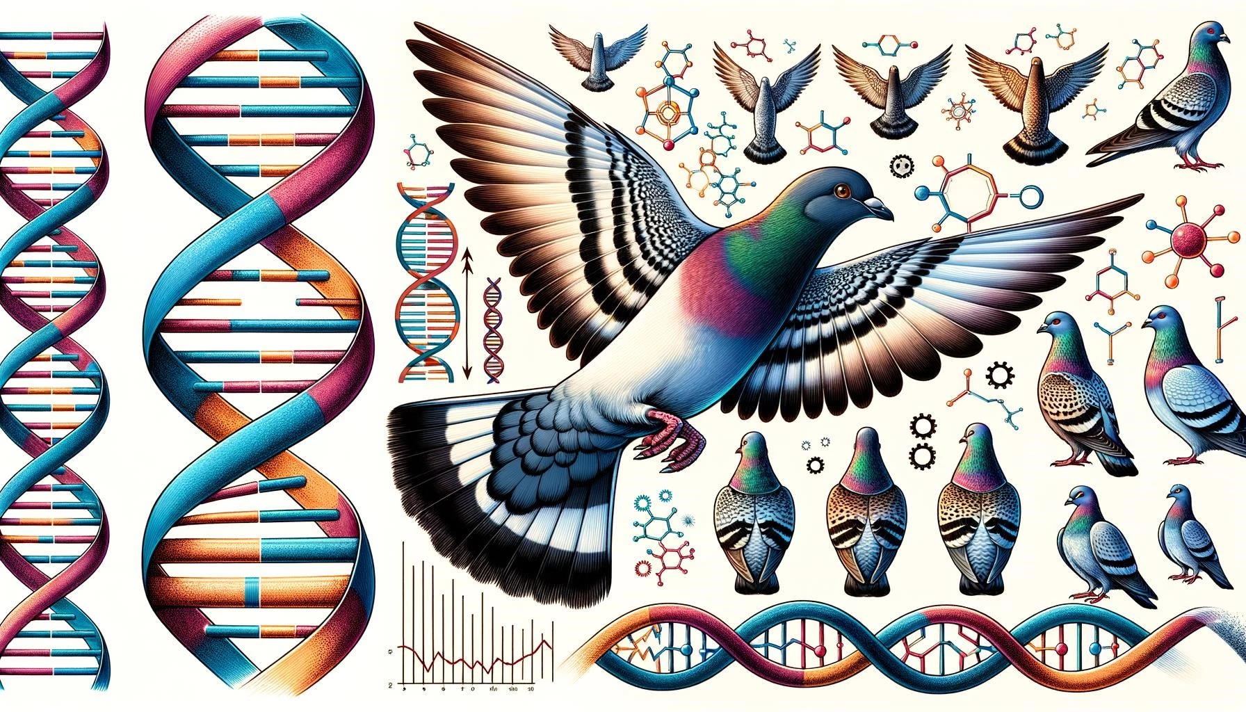 Genetic Aspects of Pigeon Flight