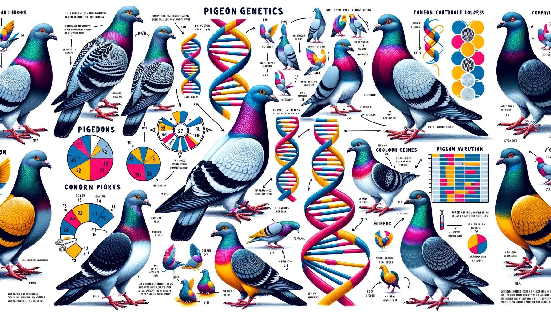 Genetics of Show Pigeons