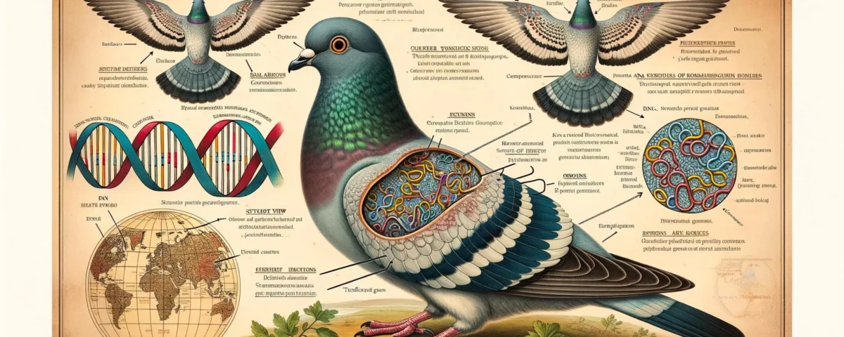 Genetics of Tumbler Pigeons