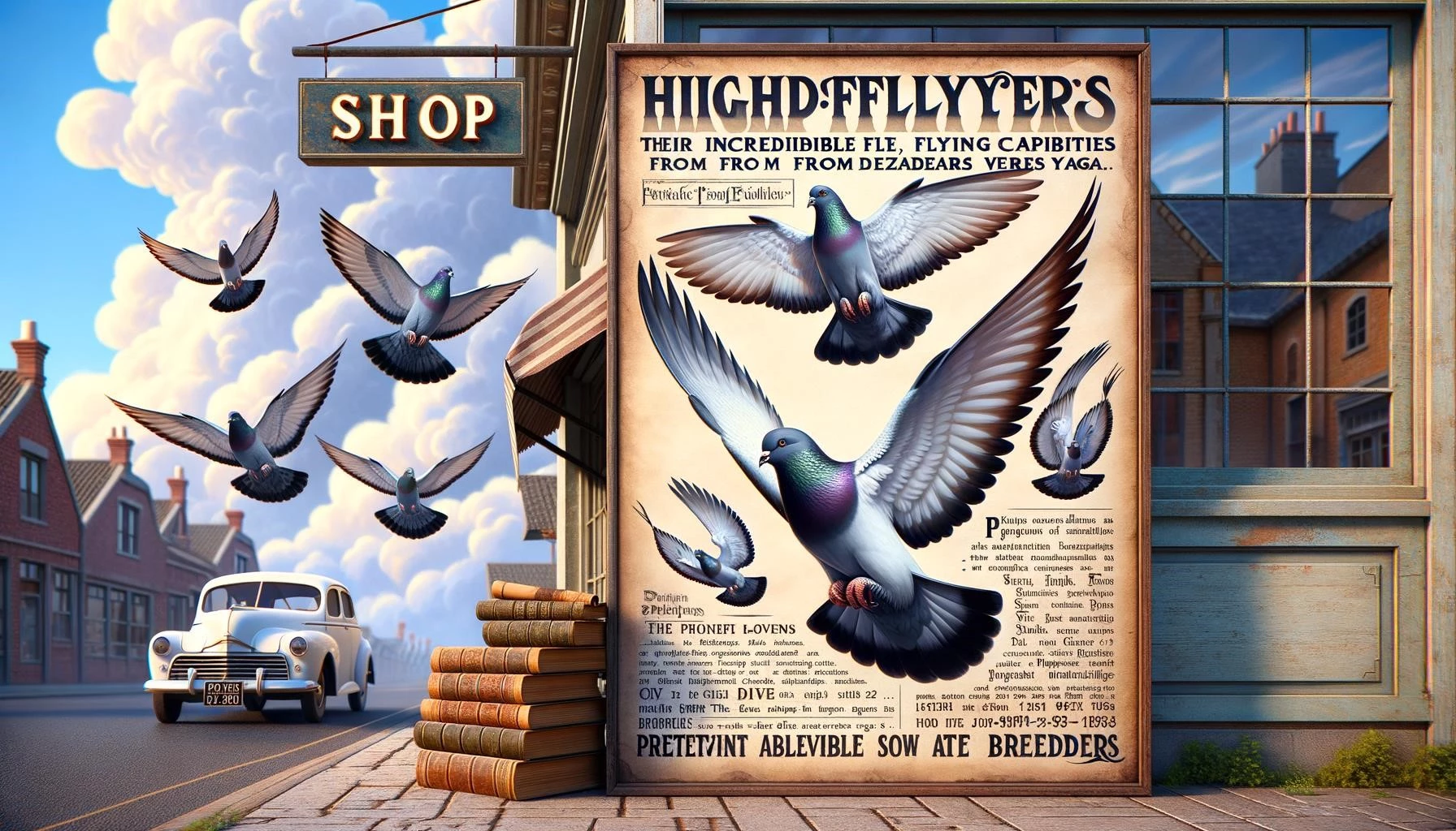 Highflyer Pigeons in Racing