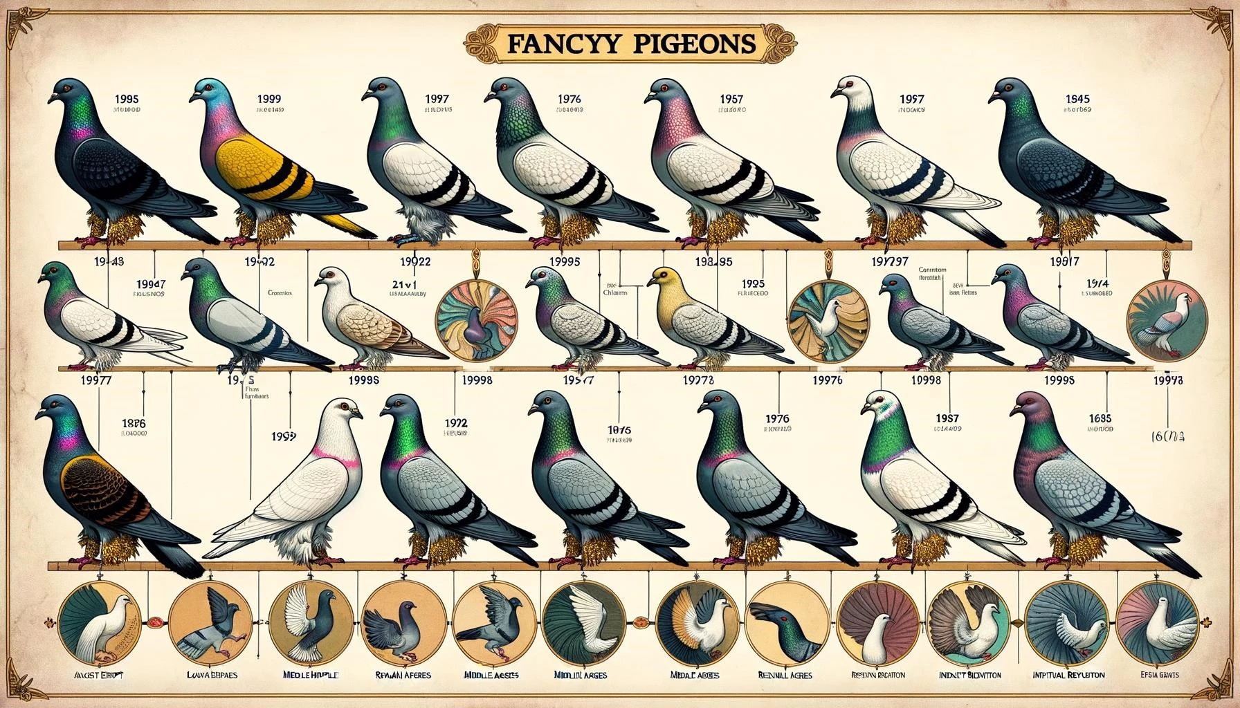 History of Fancy Pigeons