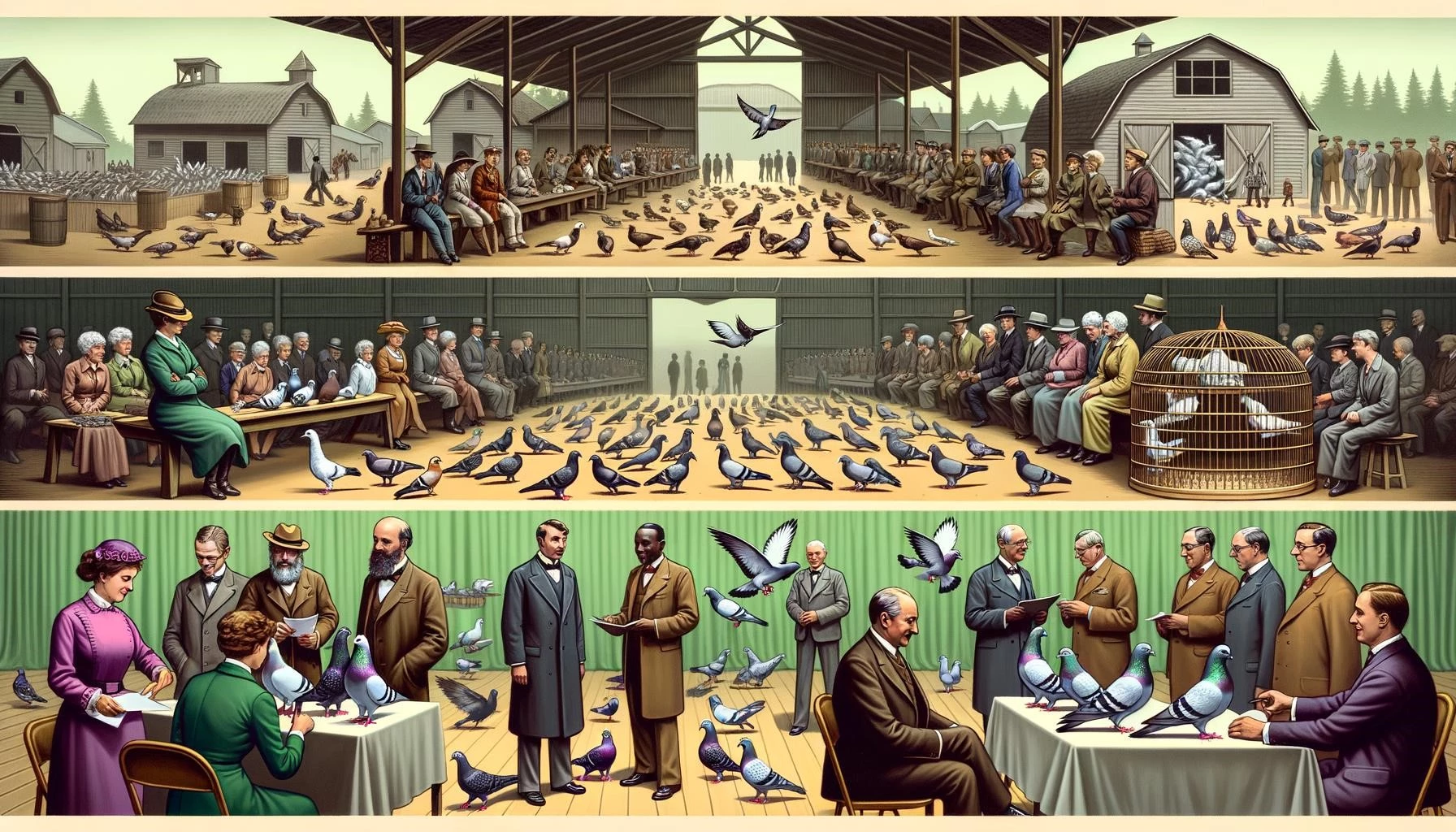 History of Pigeon Shows