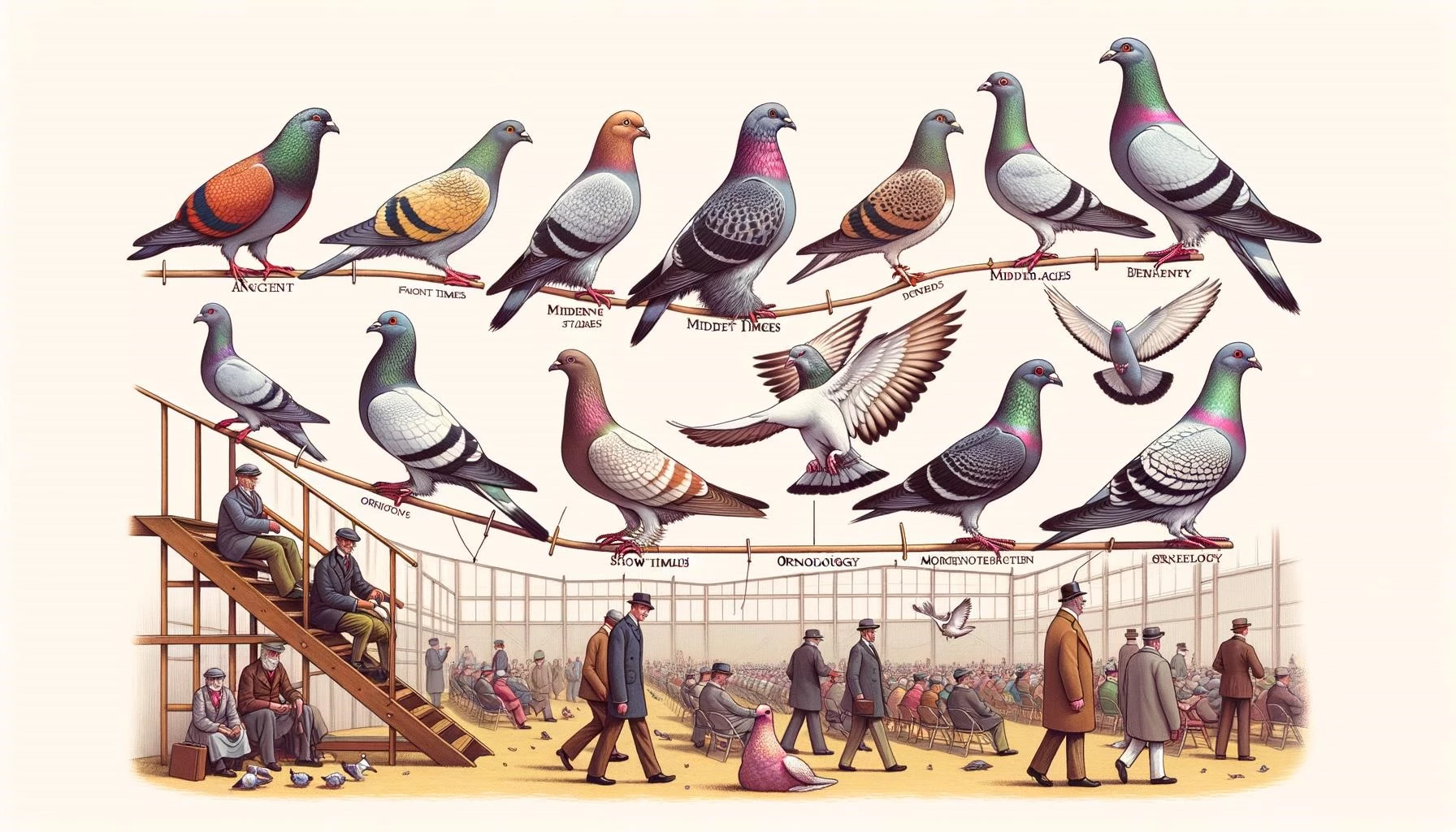 History of Show Pigeons