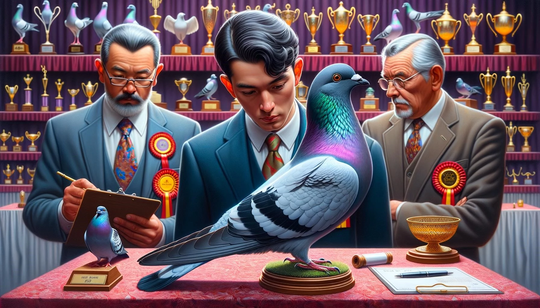 Judging Show Pigeons