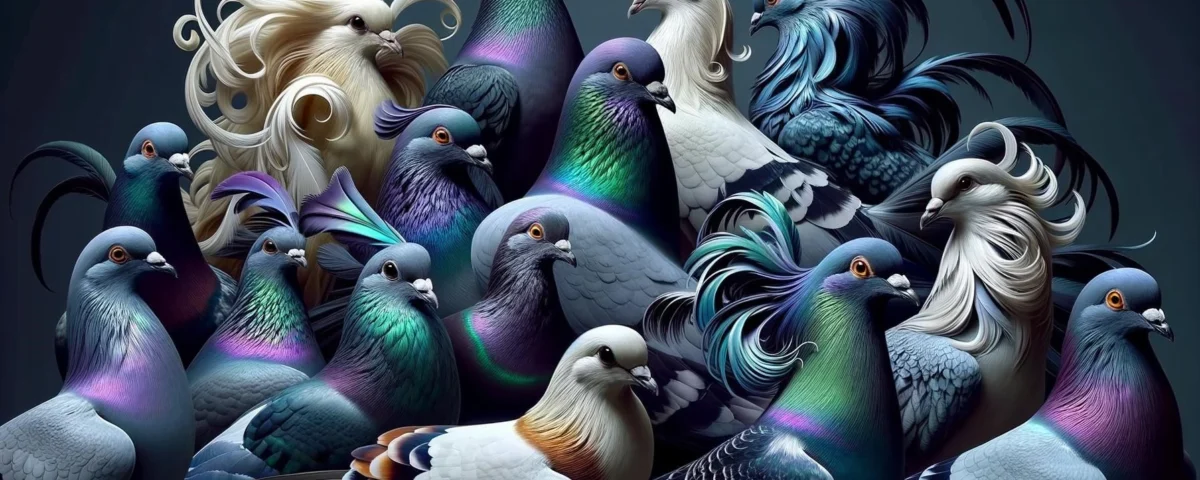 Photography of Fancy Pigeons