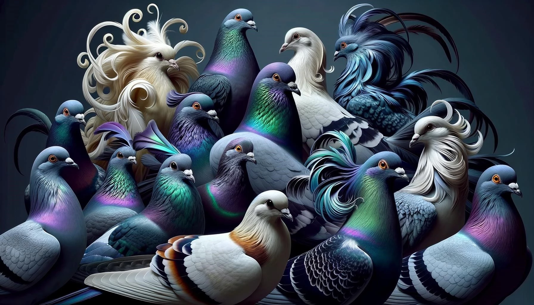 Photography of Fancy Pigeons