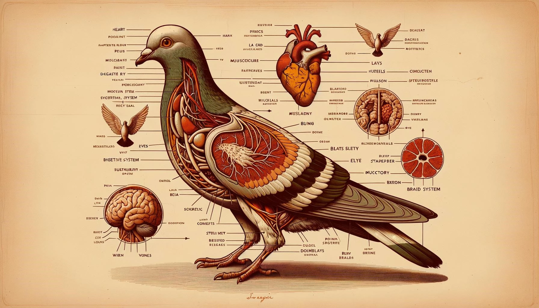 Pigeon Anatomy for Veterinarians