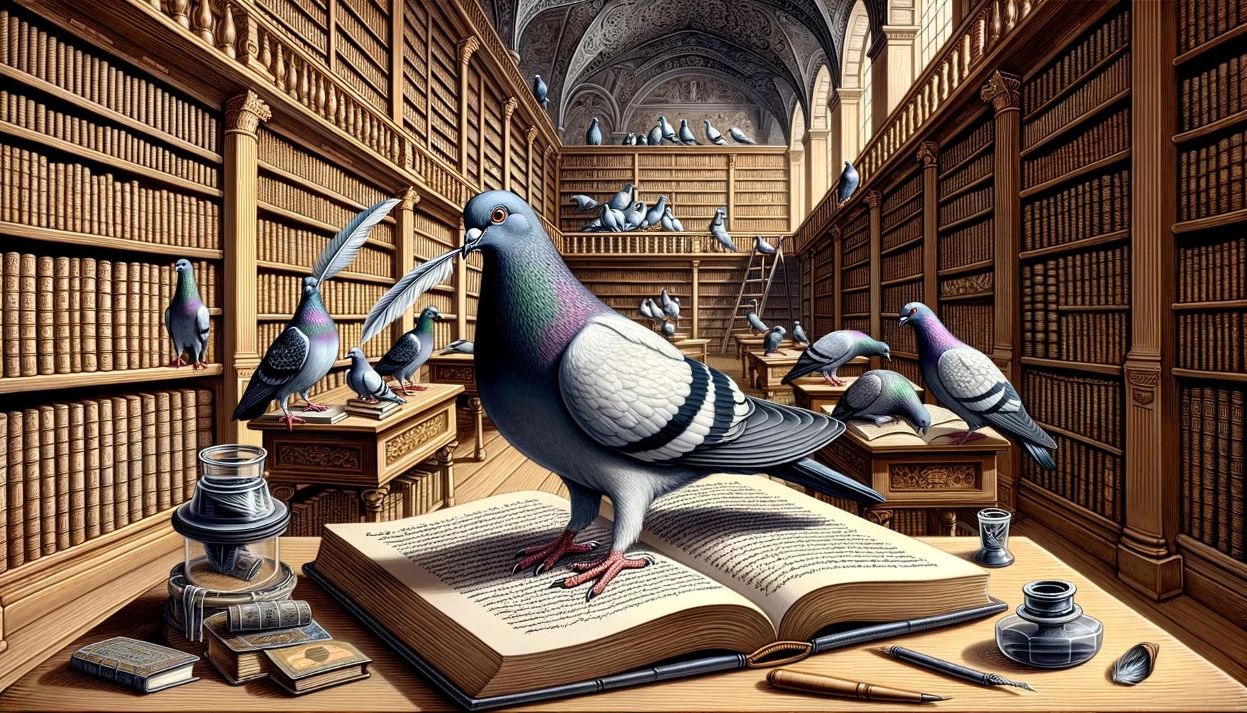 Pigeon Anatomy in Literature