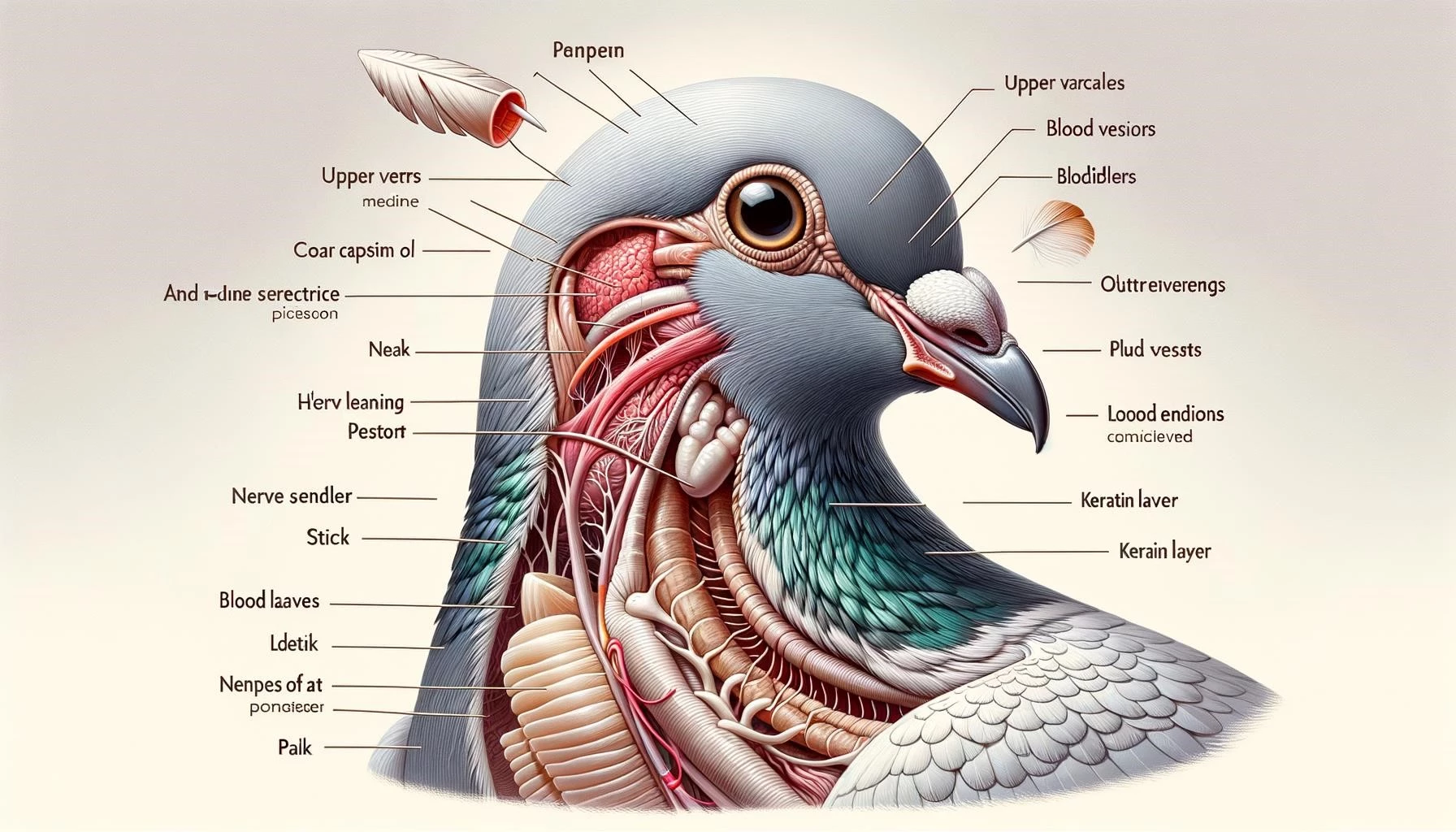 Pigeon Beak Anatomy