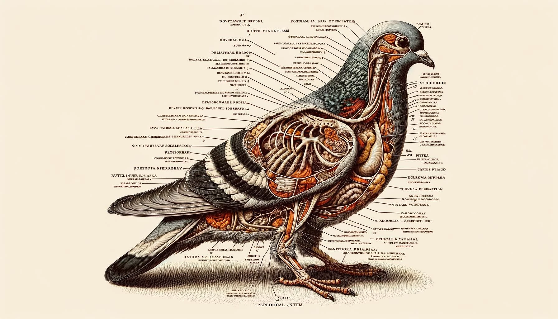 Pigeon Body Structure