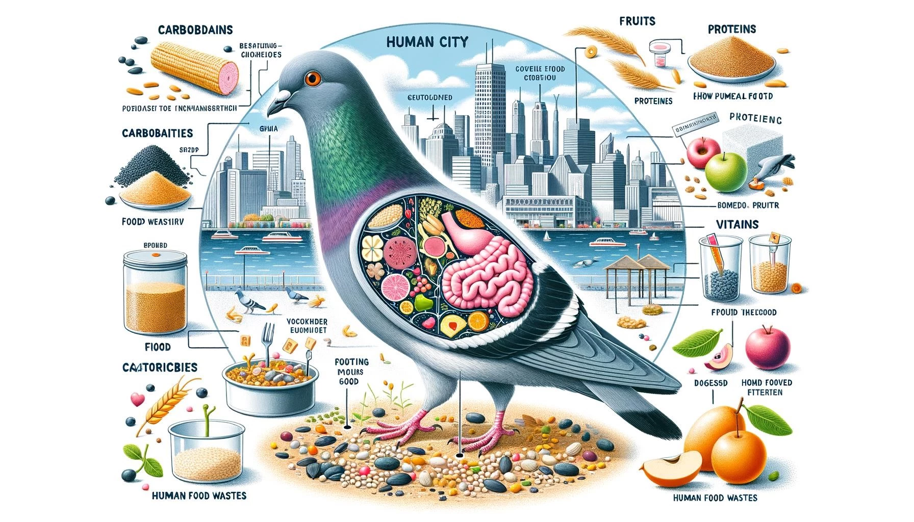 Pigeon Diet and Nutrition