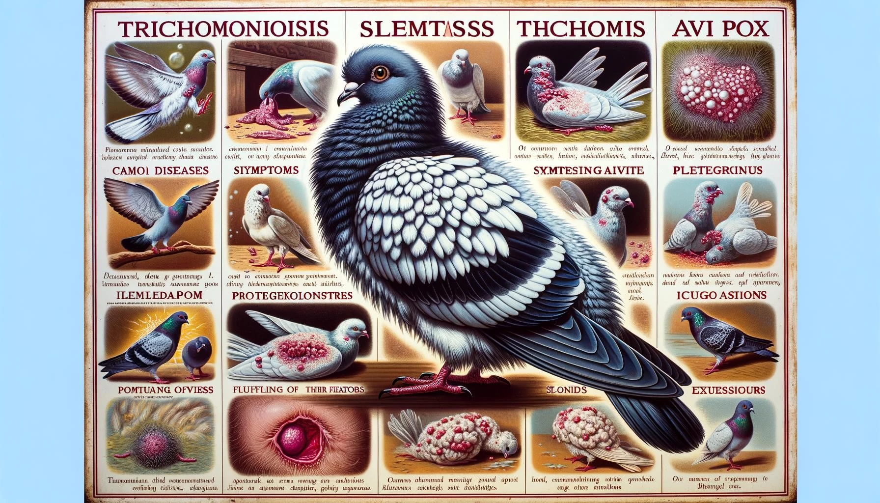 Pigeon Diseases and Stress