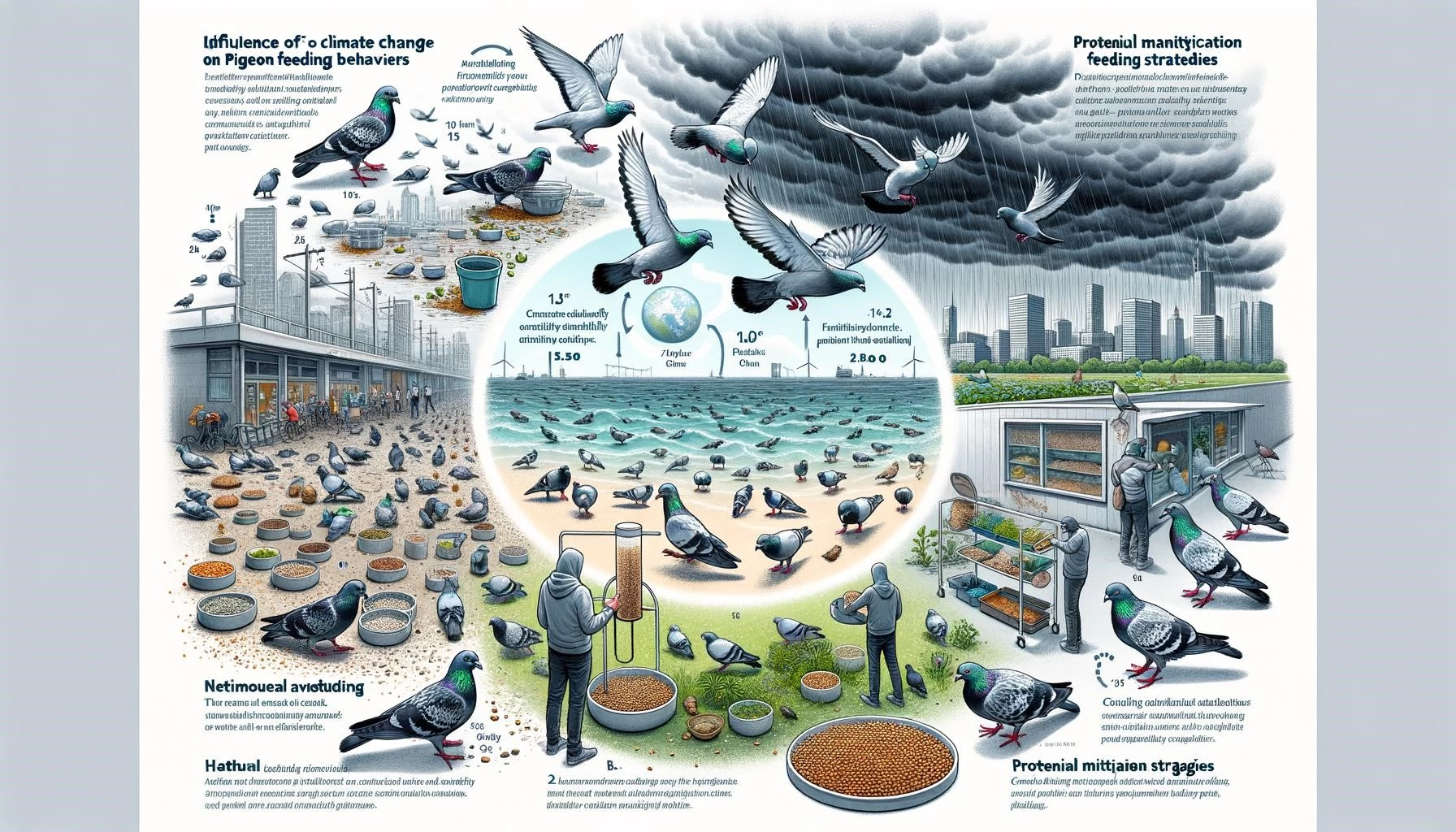 Pigeon Feeding and Climate Change