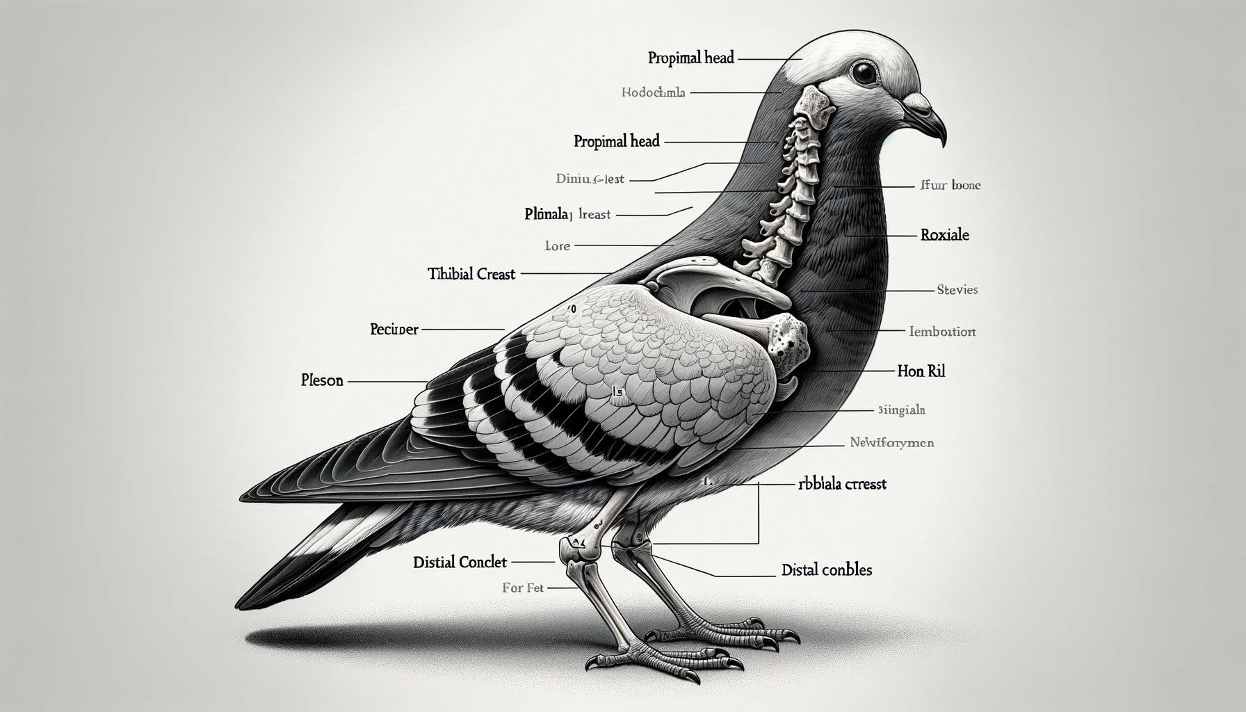 Pigeon Anatomy Articles & Tips - Pigeon Mate