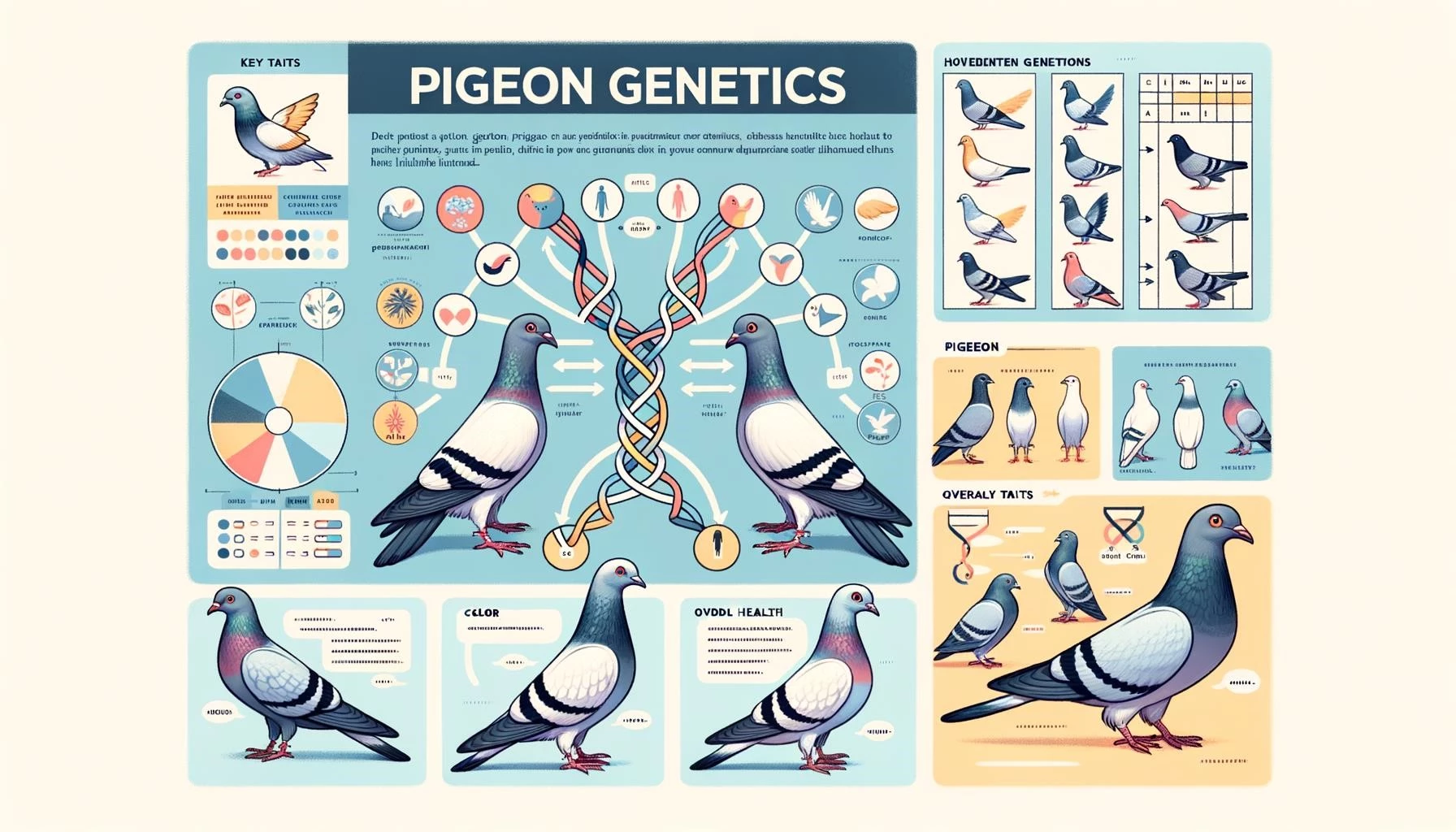 Pigeon Genetics and Diseases