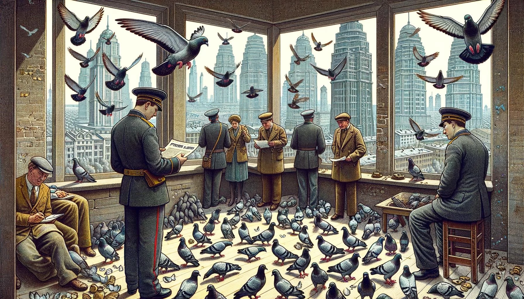 Pigeon Laws and Police Interventions