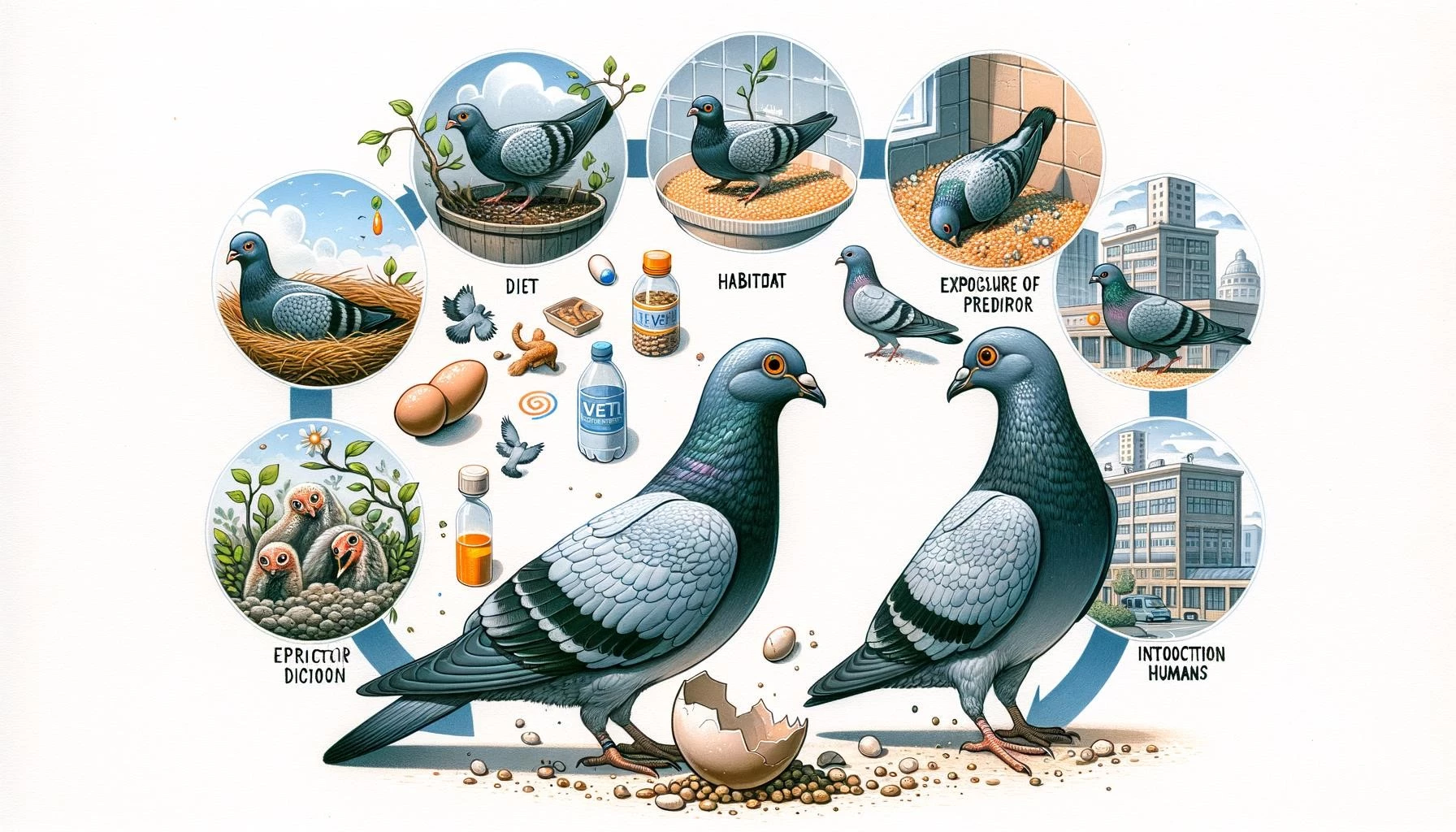 Pigeon Lifespan and Activity