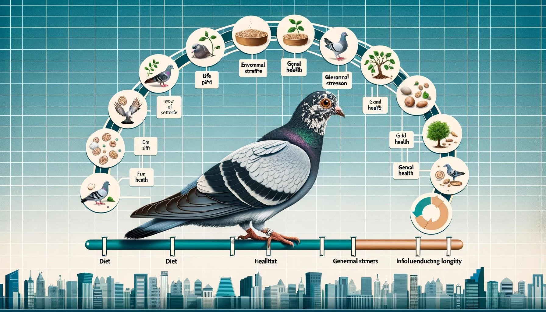 Pigeon Lifespan and Stress