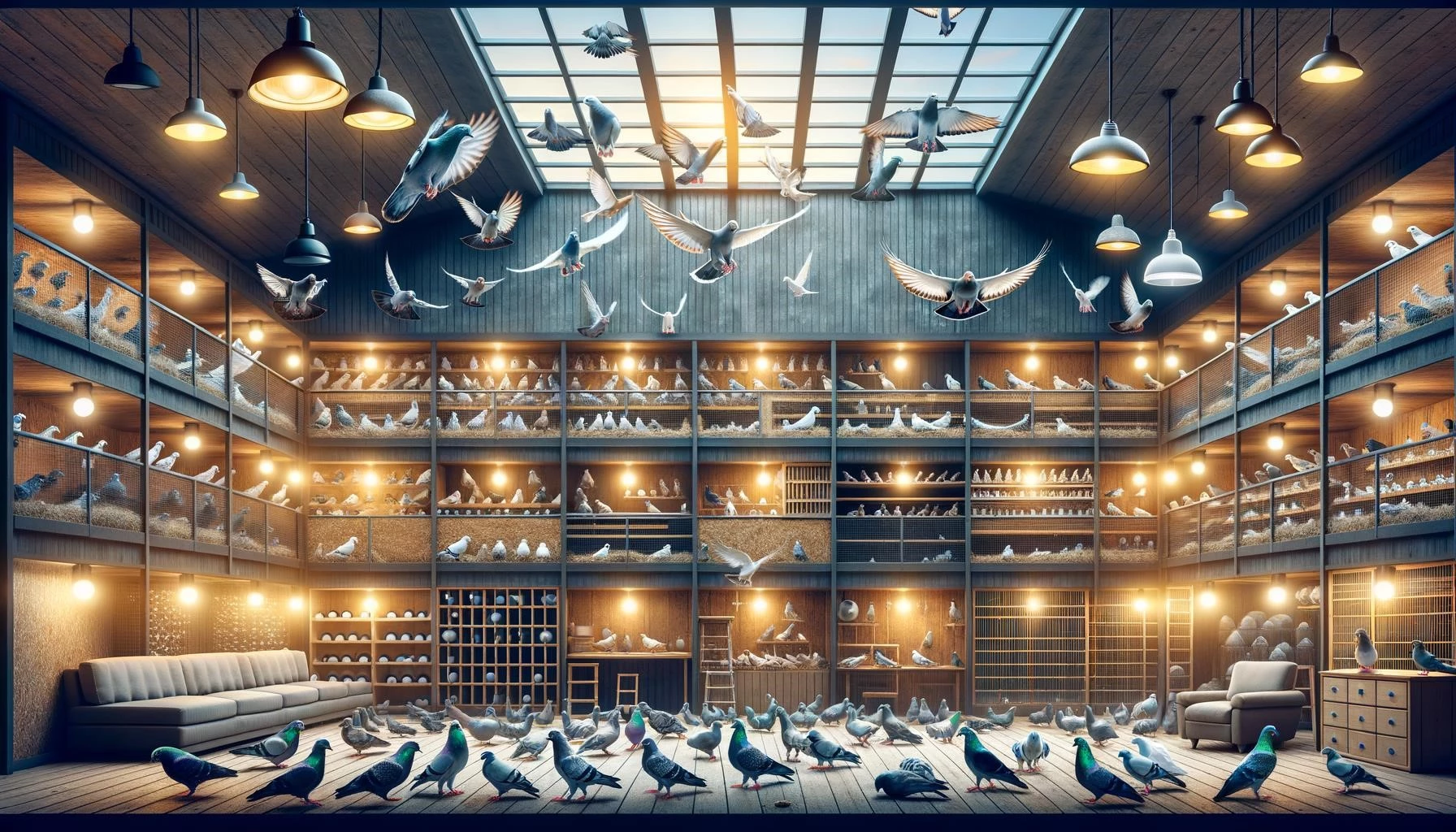 Pigeon Loft Lighting