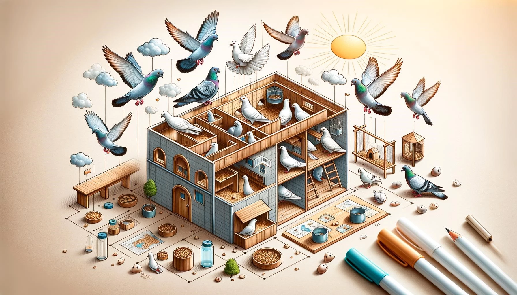 Pigeon Lofts and Living Space