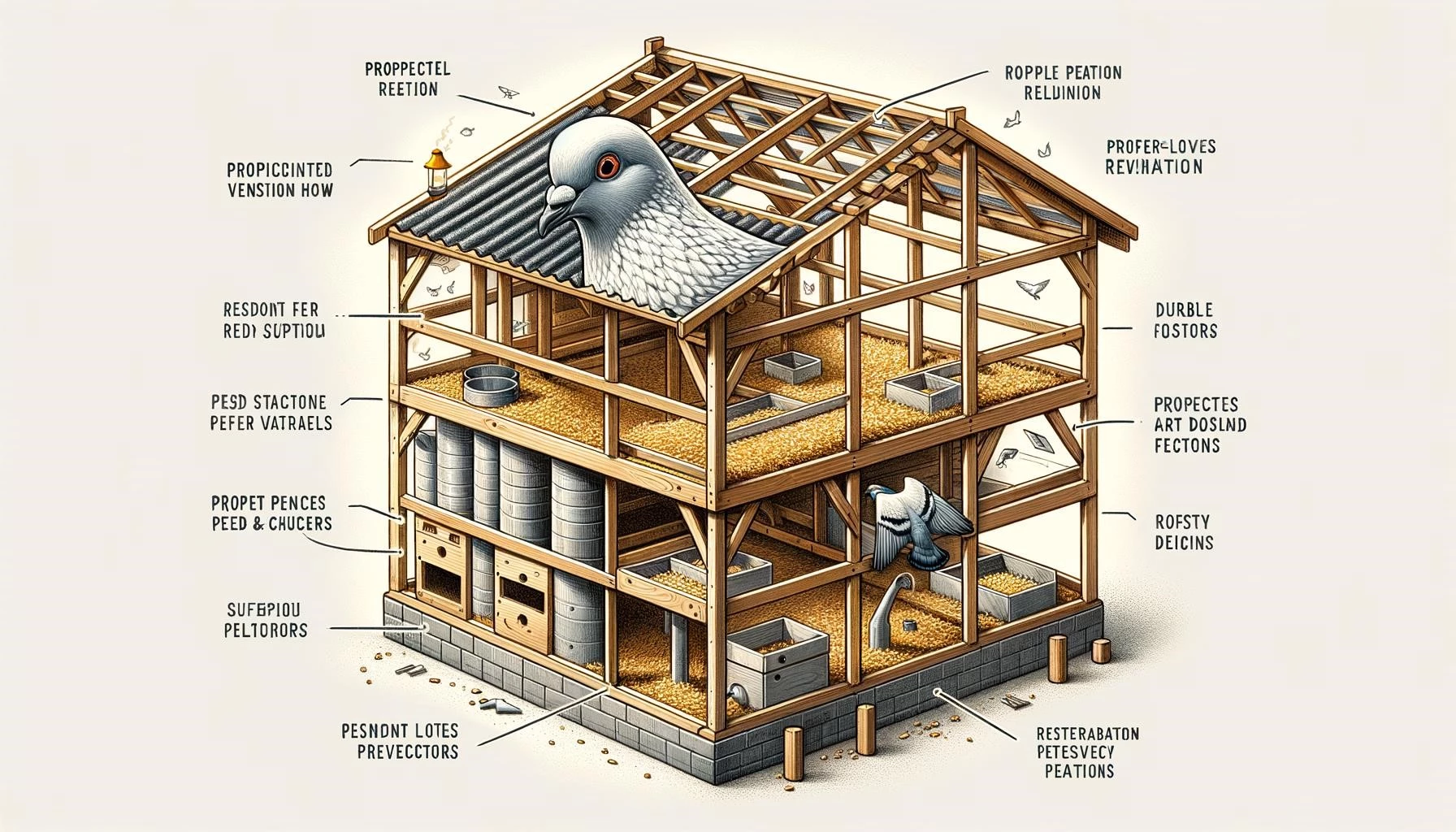 Pigeon Lofts and Winter Survival