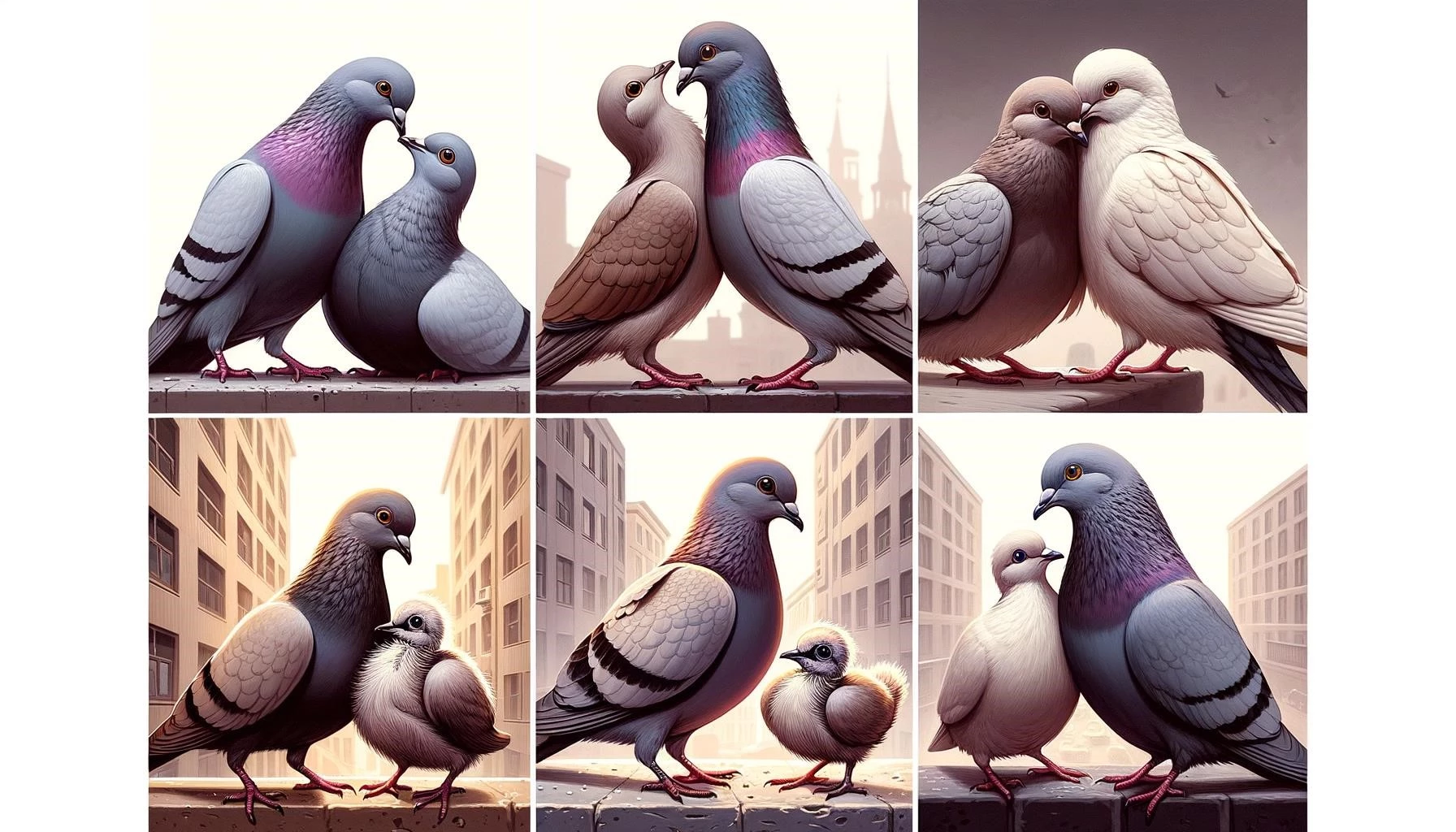 Pigeon Mating Behavior