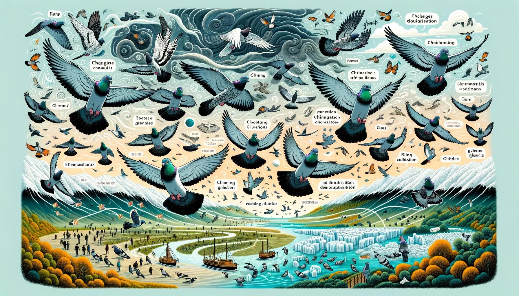 Pigeon Migrations and Climate Change