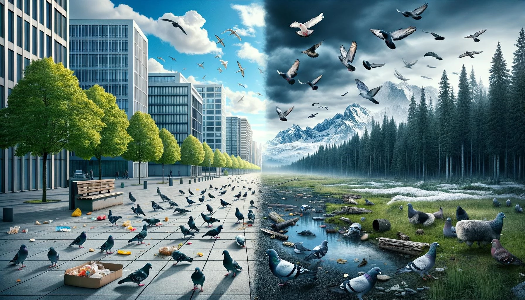 Pigeon Migrations and Environmental Changes