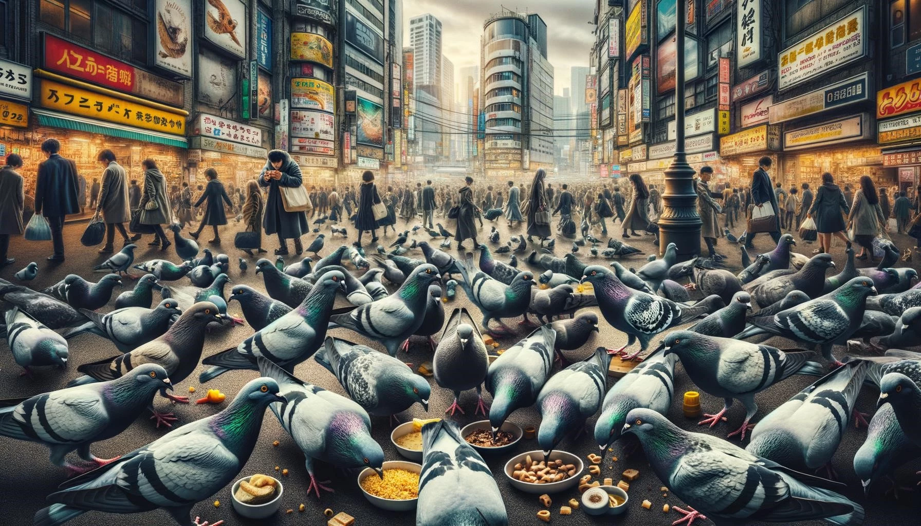 Pigeon Migrations and Urban Environments