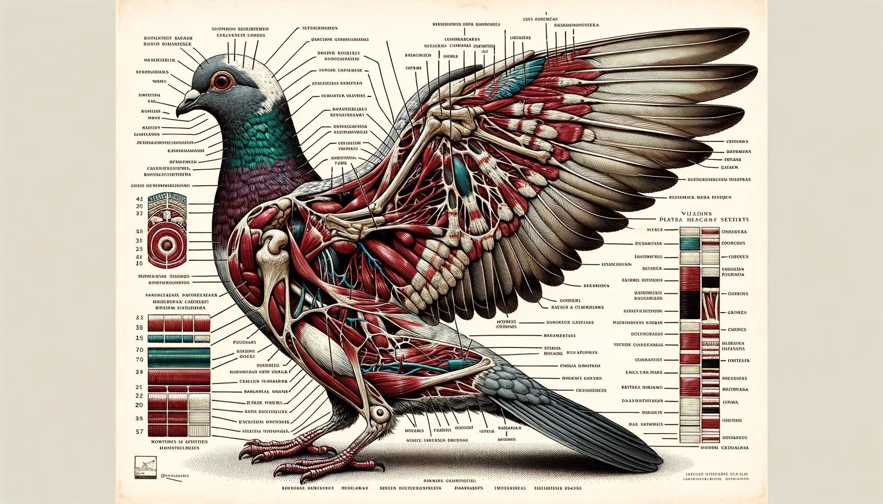 Pigeon Wing Anatomy