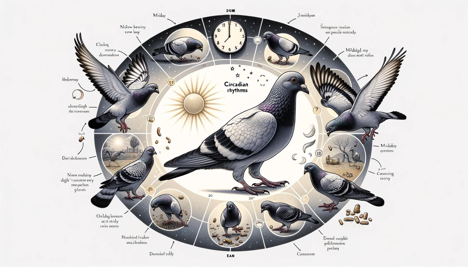 Pigeons and Circadian Rhythm