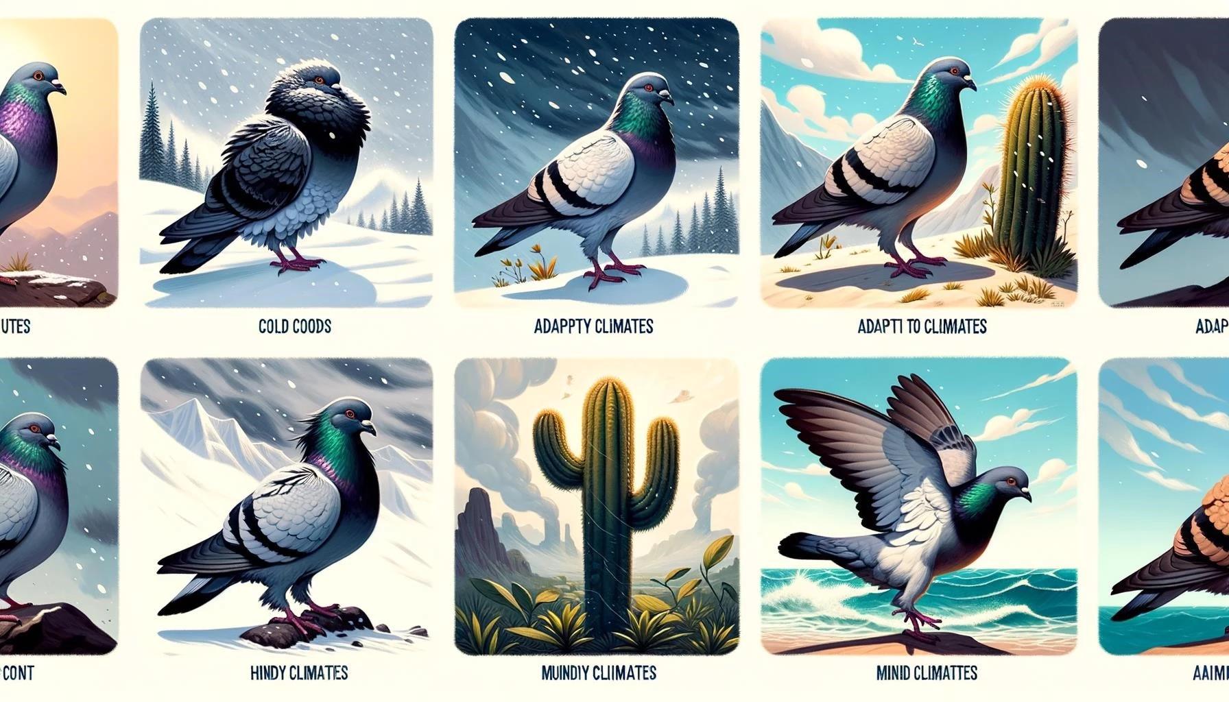 Pigeons and Climatic Adaptation