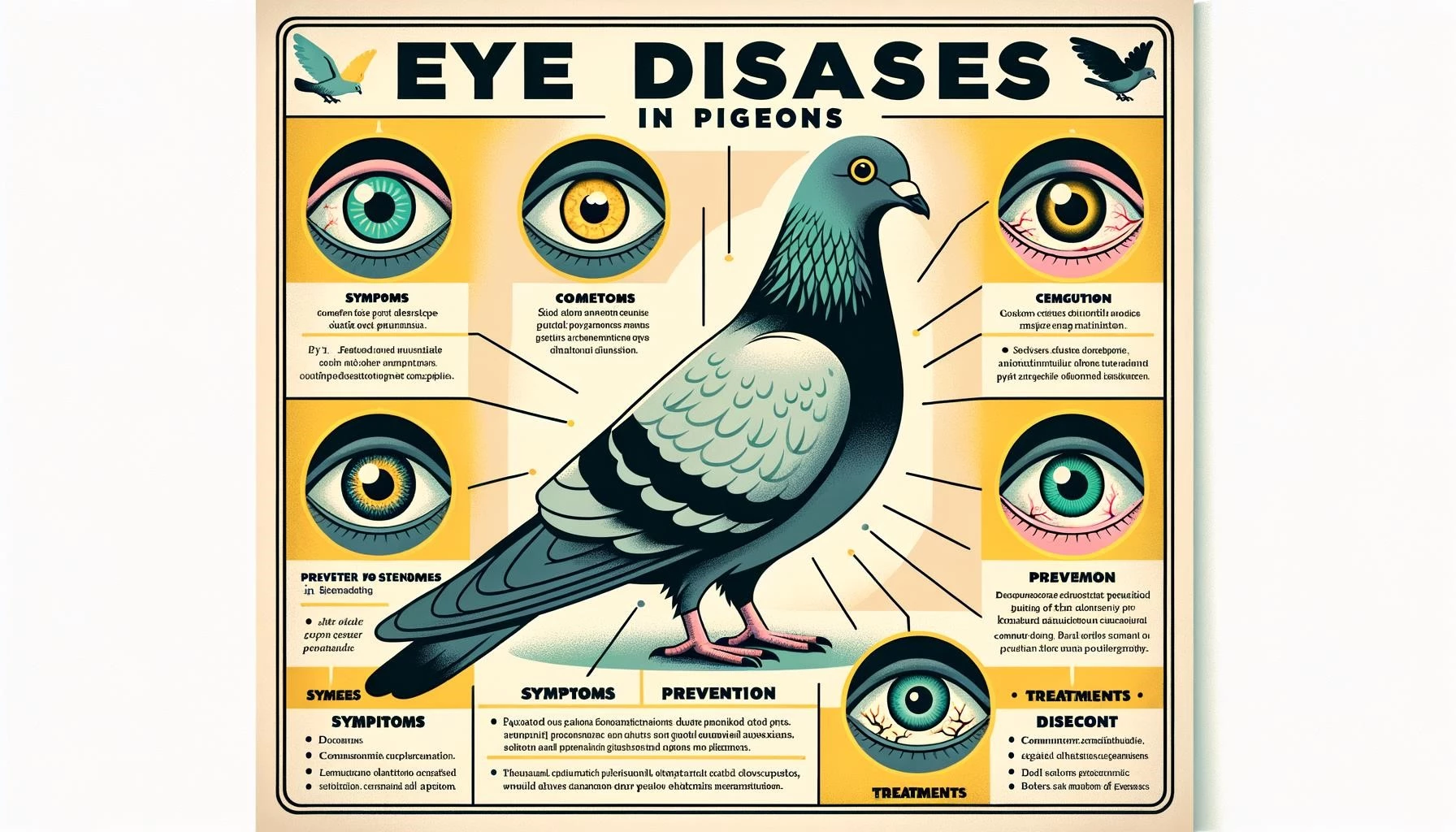 Pigeon Eye Diseases: Symptoms, Prevention, and Treatments