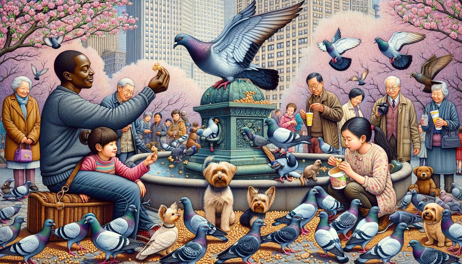 Pigeons and Interactions with Other Animals