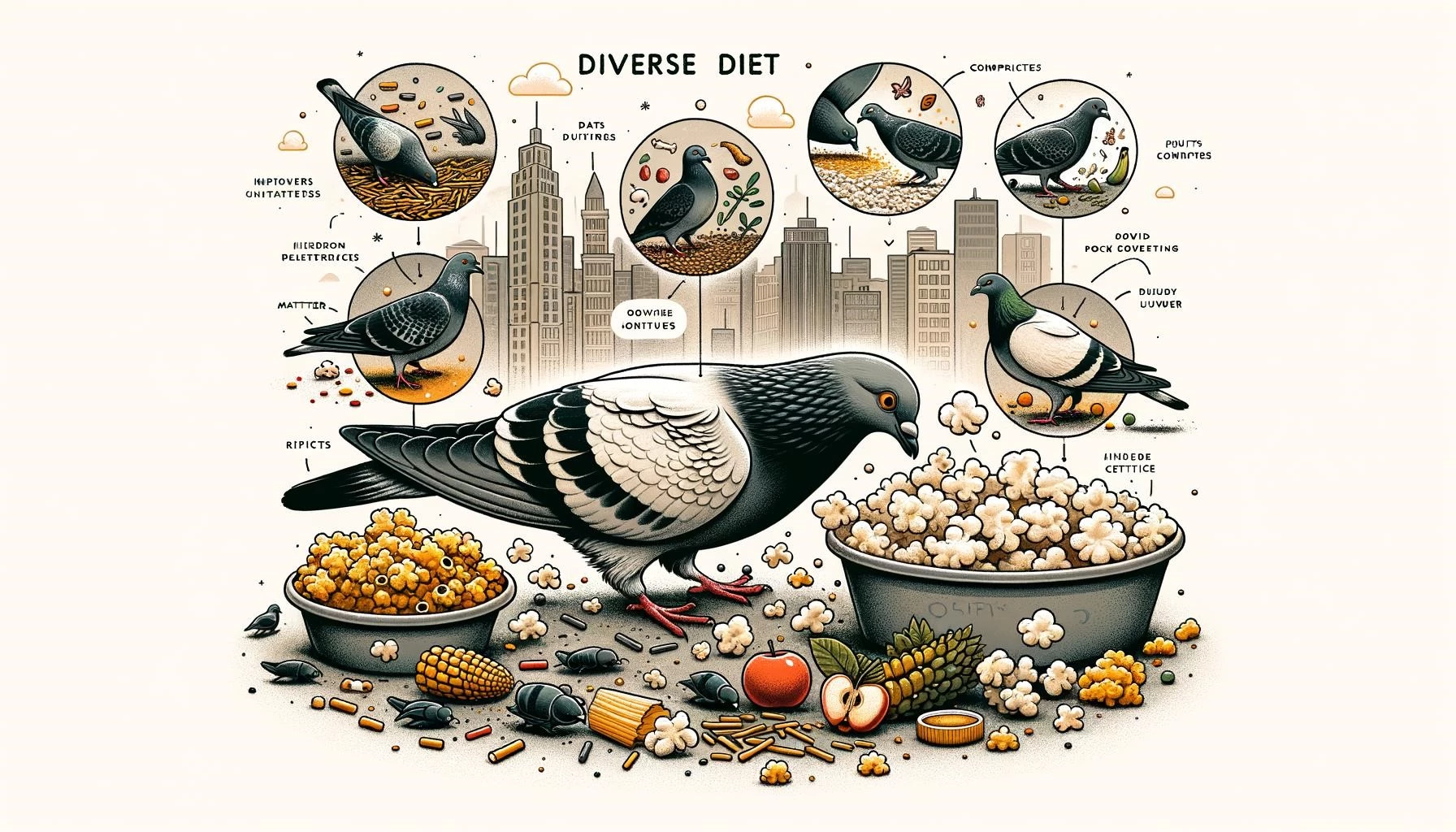 Pigeons and Natural Diet