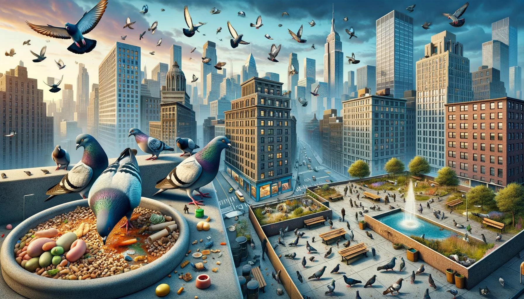 Pigeons and Urban Space