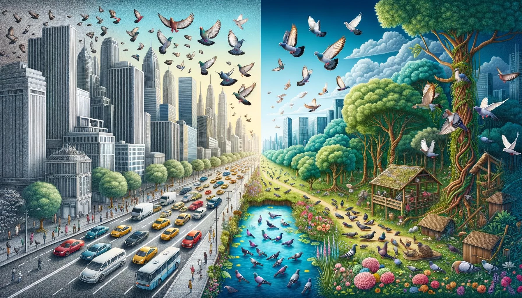 Pigeons and Urbanization