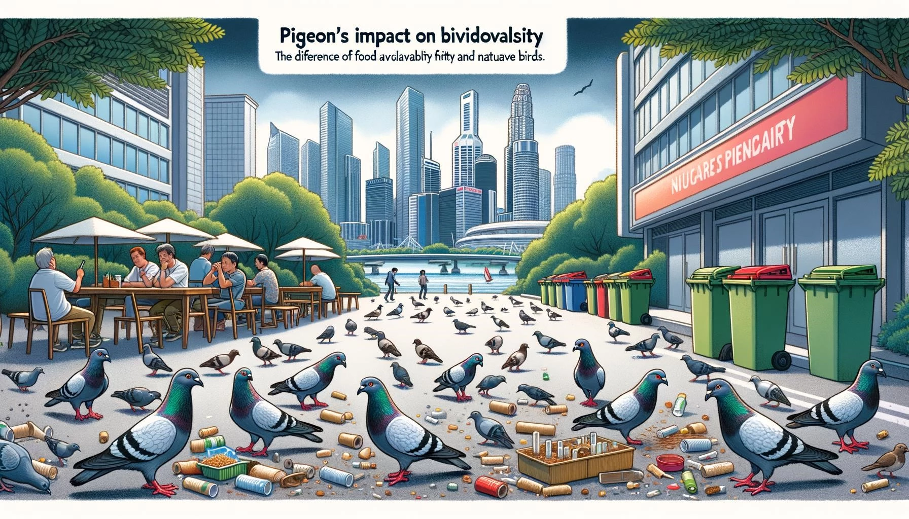 Pigeons’ Impact on Biodiversity