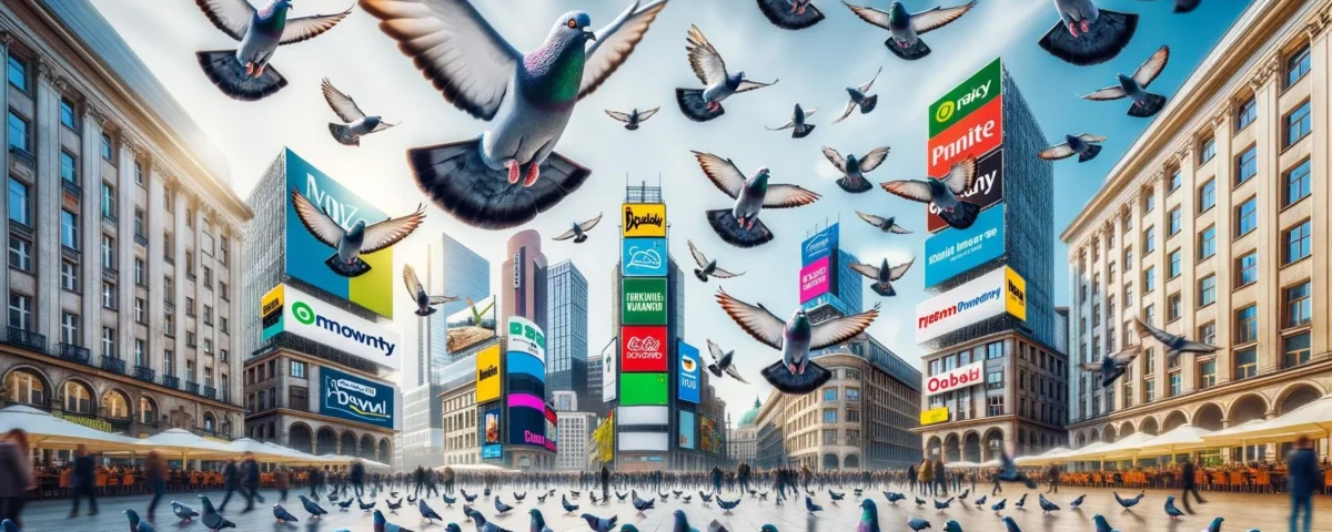 Pigeons in Advertising