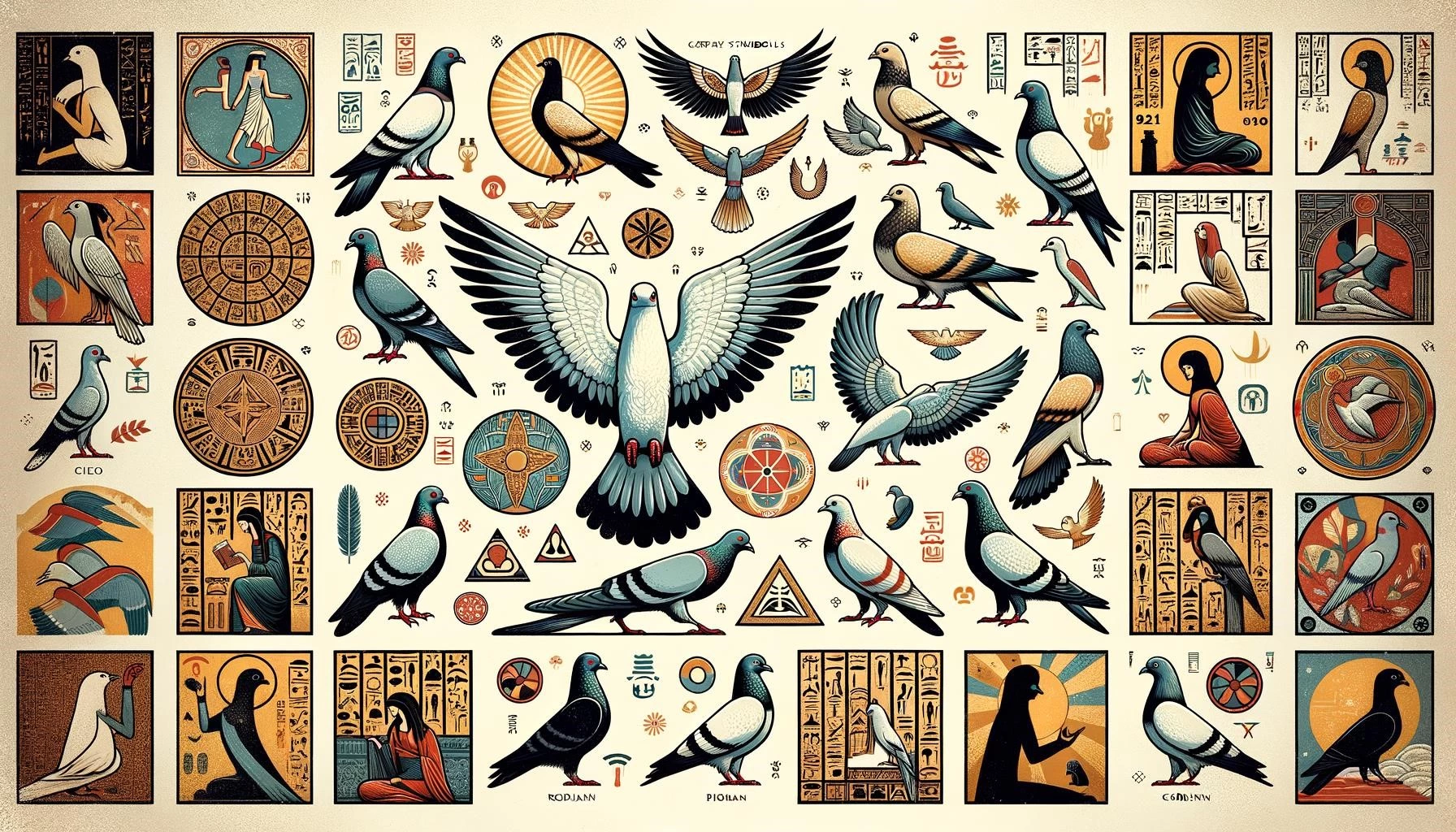 Pigeons in Historical Iconography